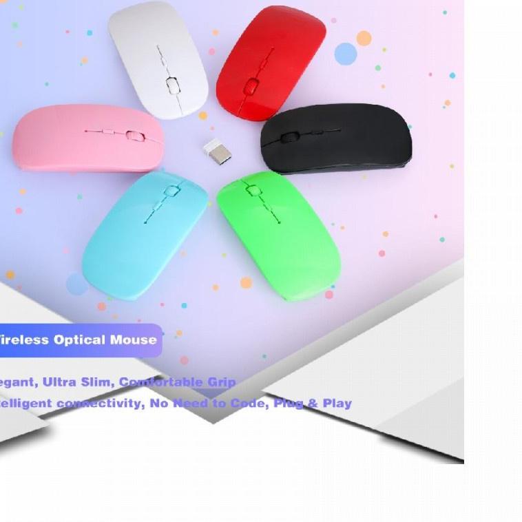 ♪ Wireless Mouse Super Slim M2 Unitech Resmi Postel ☀