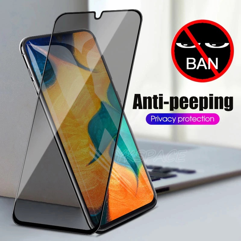 Tempered Glass Privacy VIVO Y91 1816 1817 1820 1811 Anti Spy Anti Gores Kaca 9H
