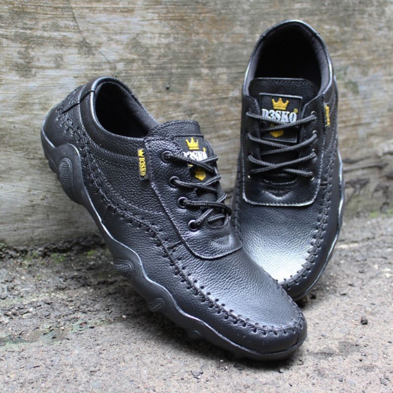 Sepatu Kerja Pansus Pria Kantor formal pria laki dewasa kickers pantofel tali high kulit sapi asli w