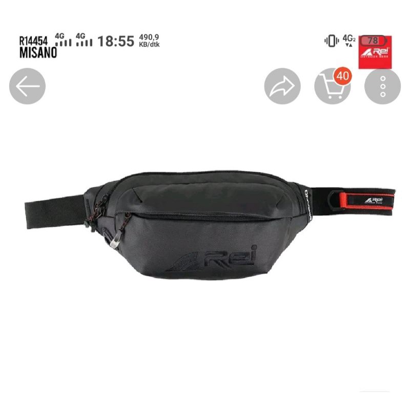 Tas Pinggang Pria Rei Misano Original 100%
