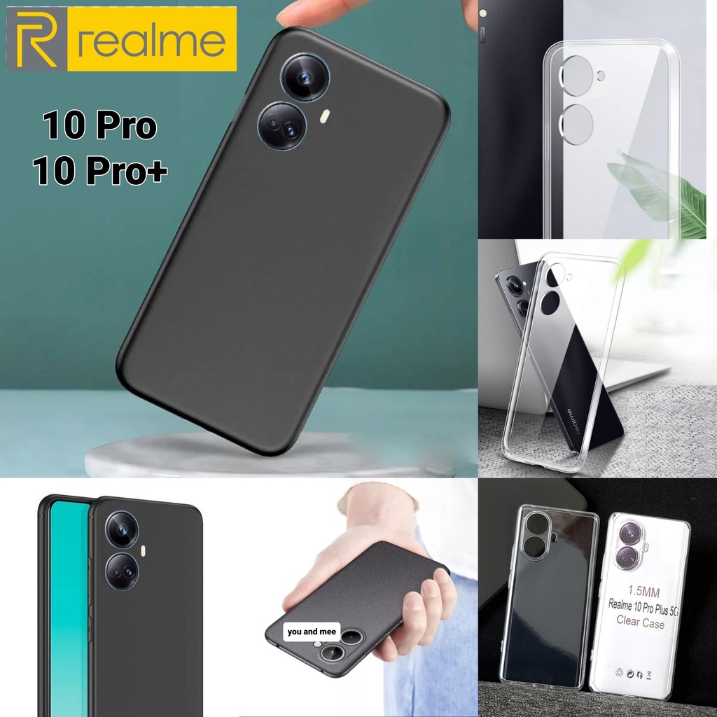 Softcase ULTRATHIN Realme 10 10Pro 10Pro+ [Plus]  11 Pro 11Pro+ Sofcase Bening Glossy Soft Case Lembut Tipis Clear Super Ultra Thin Silicone-Silikon-Karet-Plastik Berasa Ga pakai Casing Sekali 4G 5G Plus s y t Pro 4G 5G PRO Plus