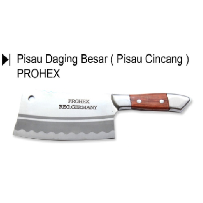 [Pisau Dapur] Pisau Cincang Daging Hasston Prohex (3020-012) [Knife]