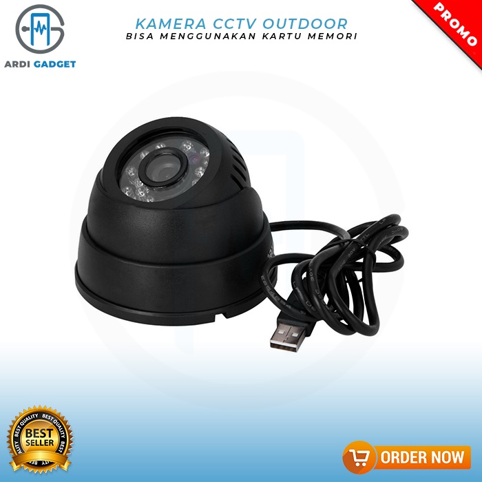 KAMERA CCTV LUAR RUANGAN MENDUKUNG KARTU MEMORI MICRO SD TFT CARD