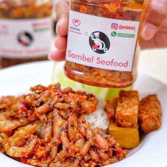 

❁ TERLARIS!! SAMBAL BABY CUMI kemasan 250gr enak pedas HALAL /sambel siap saji pedes gurih murah praktis homemade. jamin enak dan ketagihan ♙