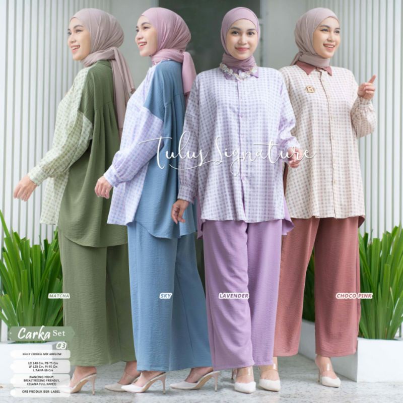 NEW BEST SELLER/CARKA SET/KELLY CRINGKLE MIX AIRFLOW/KANCING AKTIF BUSUI FRIENDLY/KARET PINGGANG/ORI