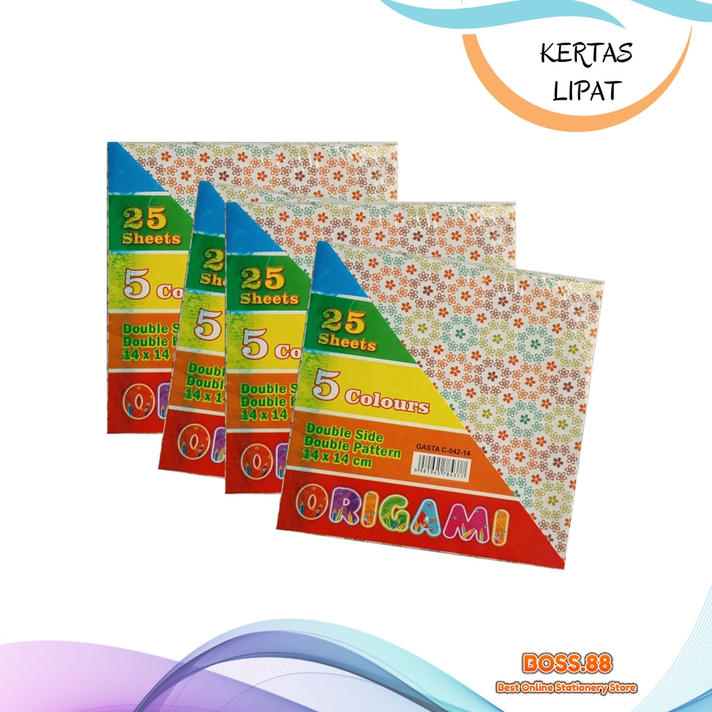 

FOLDING PAPER / KERTAS LIPAT GASTA 14 X 14 MOTIF