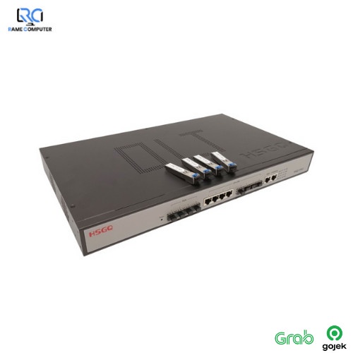 HSGQ E04R EPON OLT 4PON 1G FTTH EPON OLT 4 PON + 4 SFP PX20+++ M