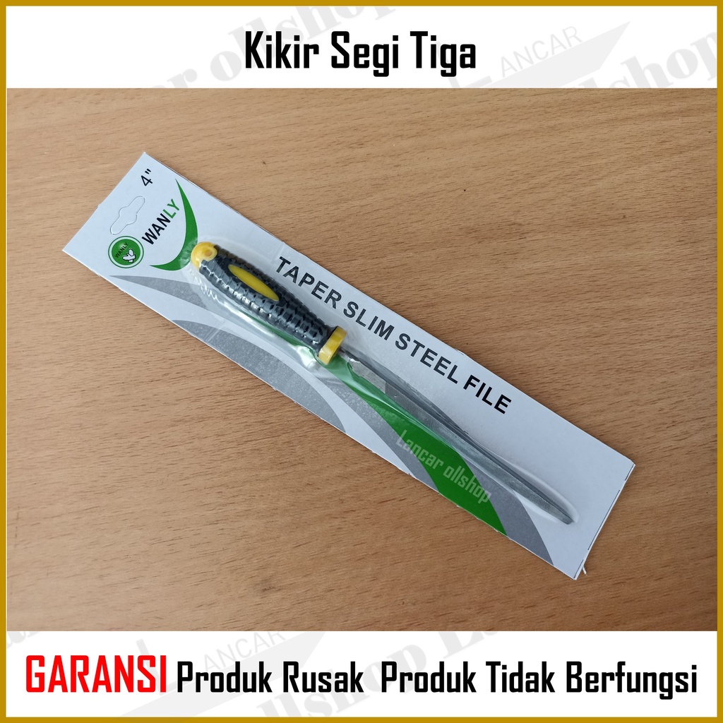 Kikir Gergaji 4 inch | Kikir gagang Karet | Alat Kikir