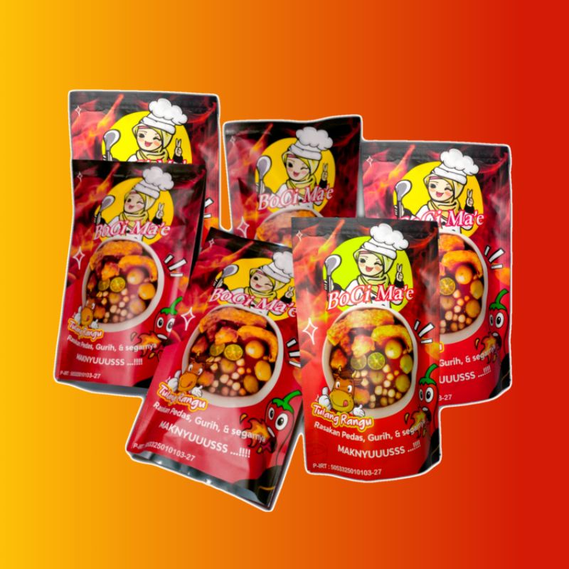 

BOCI MA'E var Tulang Rangu HARGA Rp.13.000 min 5pcs