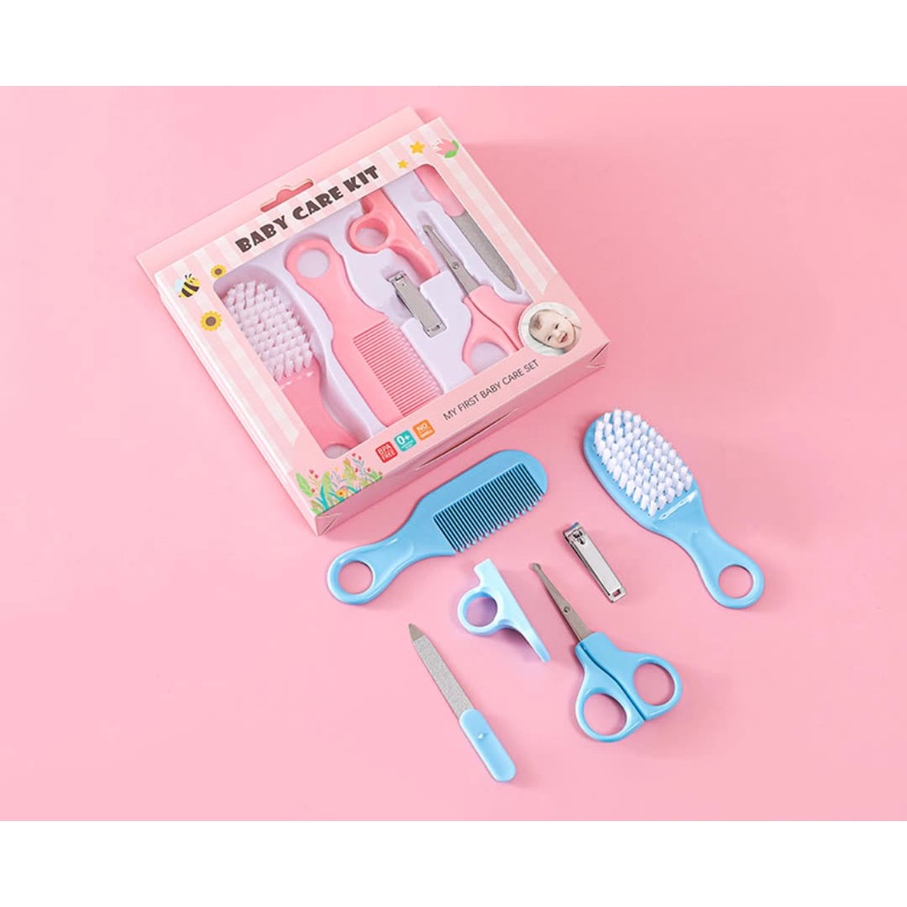 Baby Gift Set terbaik - Baby Care kit set 6in1 - Kado Lahiran - Set Perlengkapan Bayi - Alat Perawatan Bayi - Hadiah Lahiran Newborn