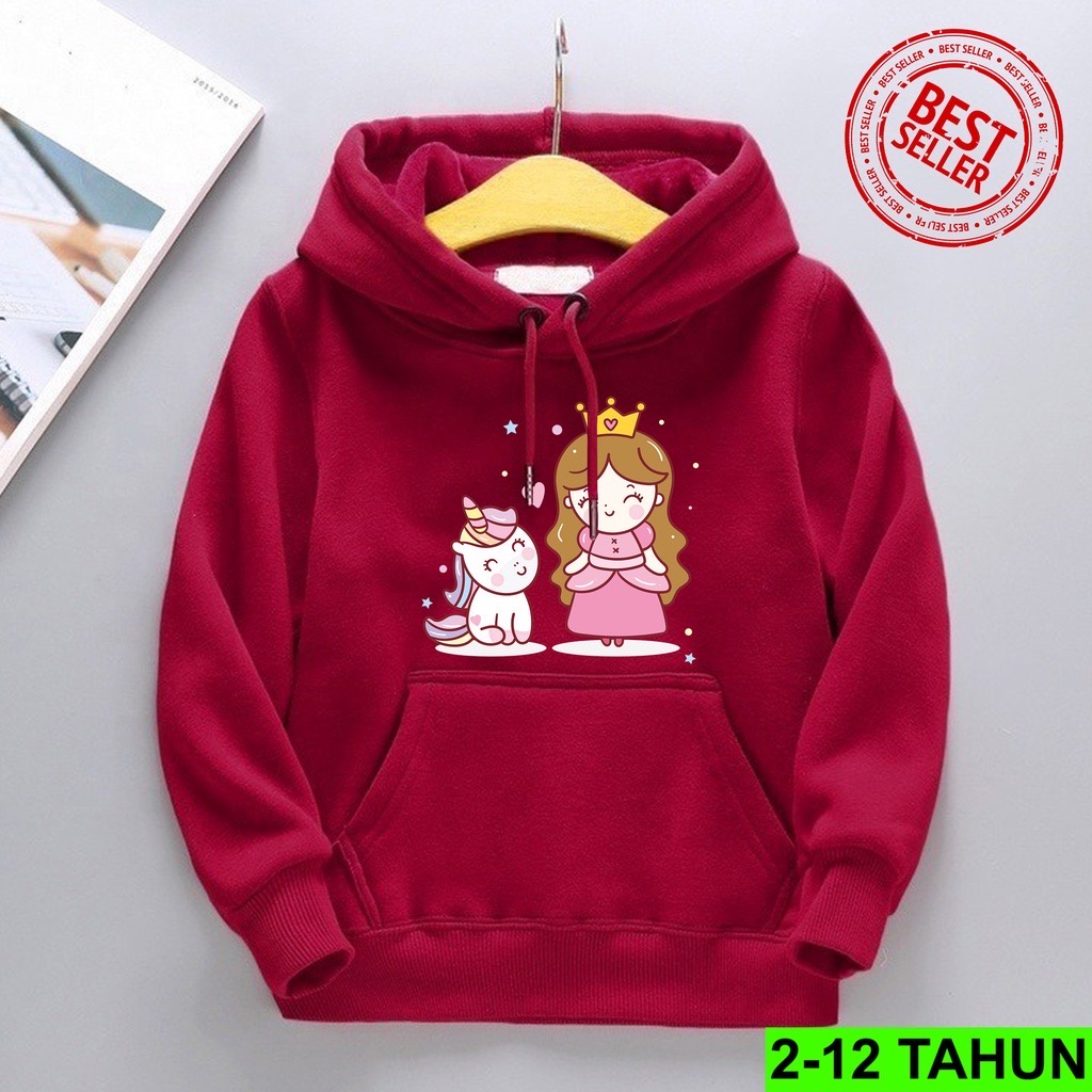 FRINCES UNIC Jumper Hoodie Anak II Jaket Hoodie Anak Viral Bahan Fleece Sz M - XL ( Laki Laki &amp; Peremepuan )