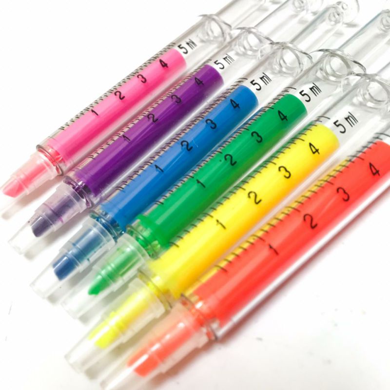 

Highlighters stabilo Jarum suntikan warna neon