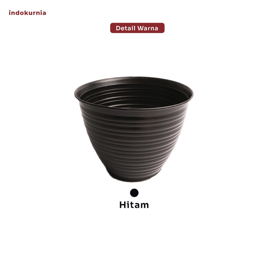 IK - 12PCS POT TAWON HITAM POT TANAMAN PIRUS TAWON MADU PUTIH 25 CM