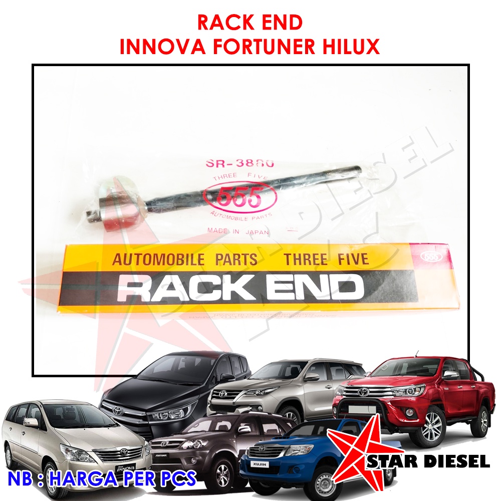 RACK END 555 JEPANG INNOVA RACK END FORTUNER RACK END HILUX