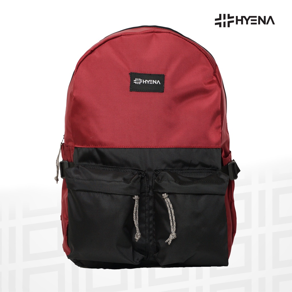 Hyena - Backpack Colyn Series Two Tone Tas Punggung Tas Ransel Unisex Tas Laptop Tas Sekolah Tas Kuliah Pria Wanita (LP68)