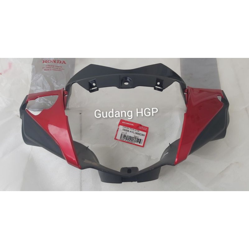 Cover Handle Front CN SC RD Red Maroon Batok Lampu Depan Honda Supra X 125 Karbu Batman 53205-KVL-N0
