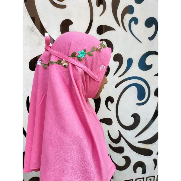 TERMURAH Jilbab Anak  Bunga Mahkota Hijab Flowers Crown