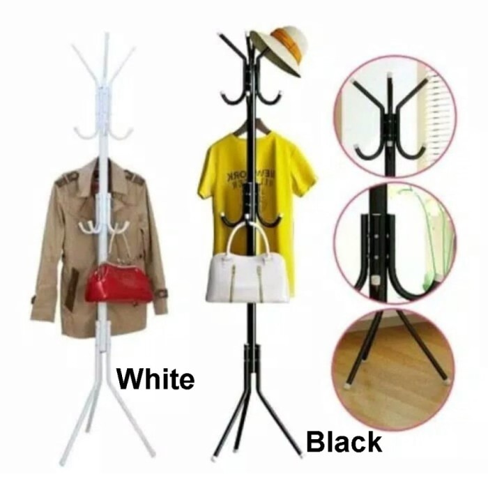 COAT HANGER Standing Hanger Coat Gantungan Gantung baju Stand cantela