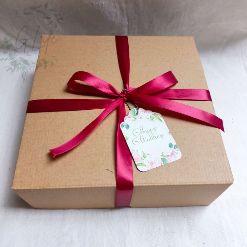Box Tambahan utk Birthday Gift/Graduation Gift/Wedding Gift/Hampers Christmas/Idul Fitri