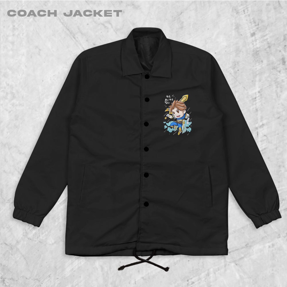 HIPNOP Alucard Jaket Coach Jaket Zipper Pria Jaket Parasut