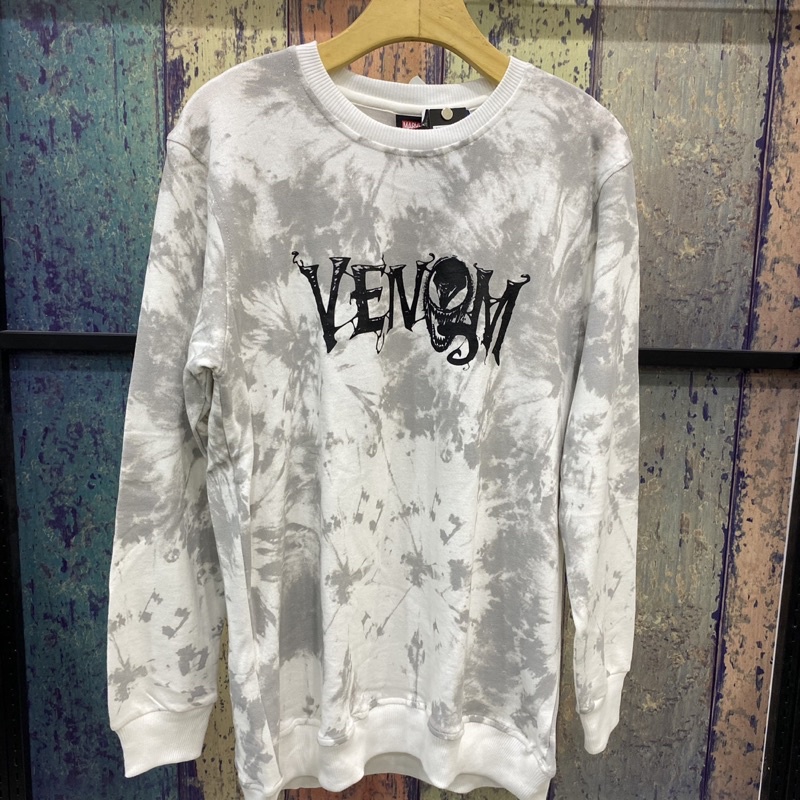 Nevada Marvel 100% Original Venom Sweater Crewneck print pria cowok katun reguler fit size S M L XL