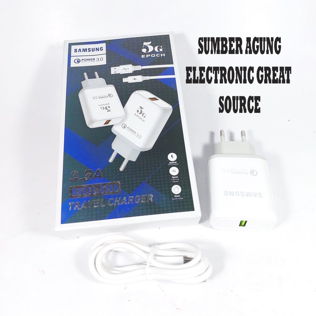 Samsung Travel Charger S100 Casan HP Model Micro 3.5A 5G Epoch Cas Handphone Lama