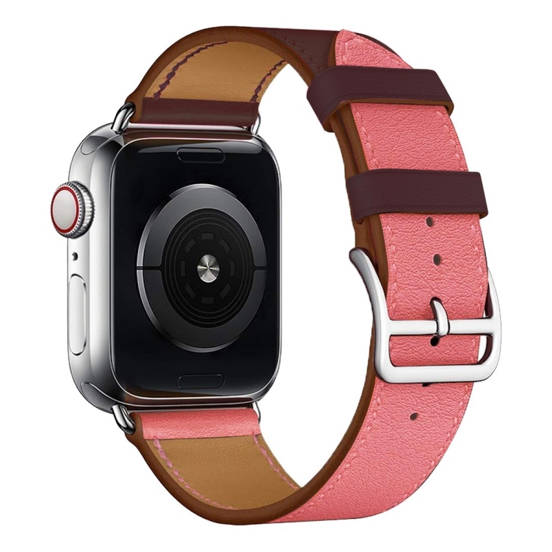 PU Leather Watch Strap Compatible With iWatch Ultra 8 SE 7 6 Same Style of Hermès for iWatch Series 41mm 45mm 49mm