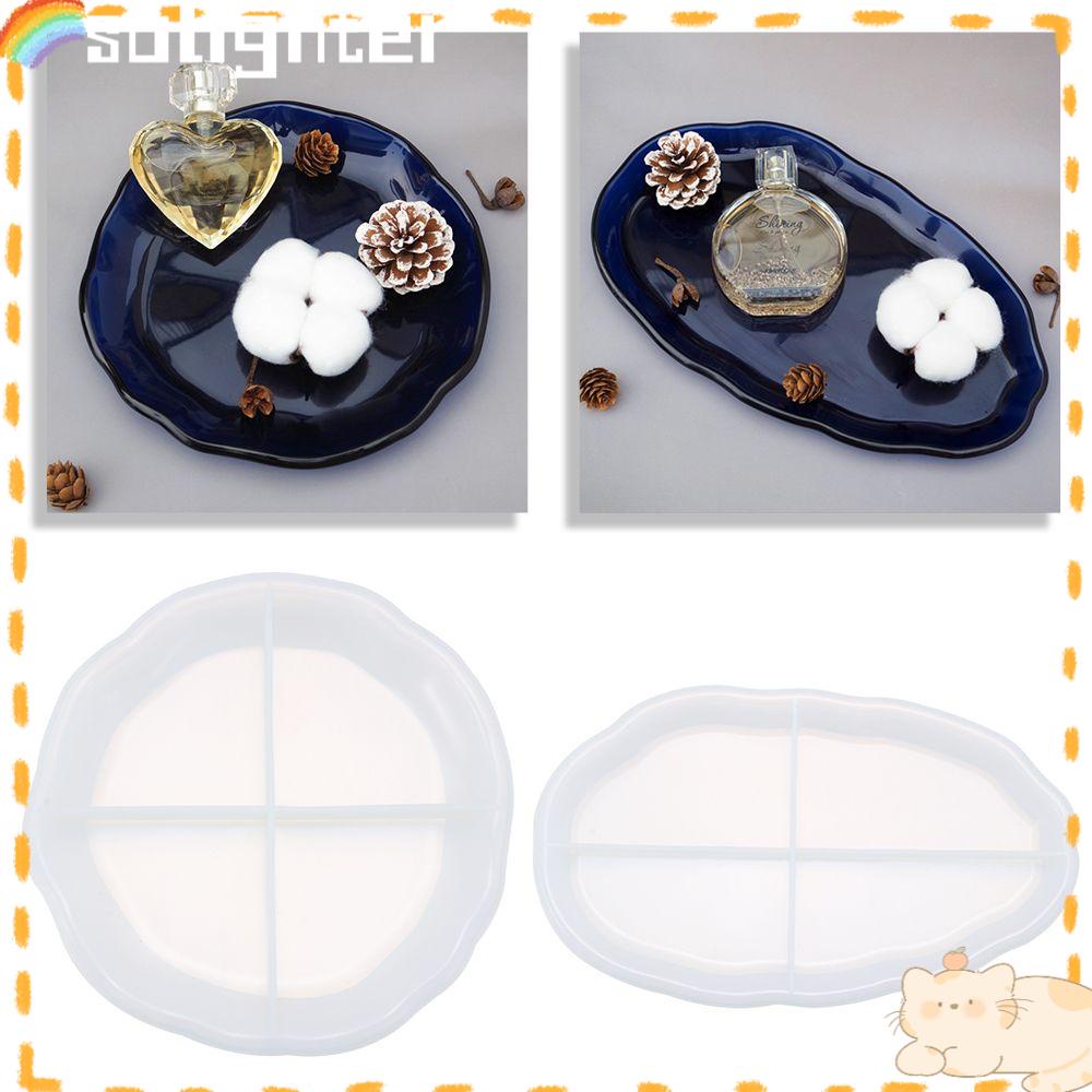 Solighter Silicone Tray Mold Cetakan Resin Pengecoran Bening Kerajinan Tangan DIY