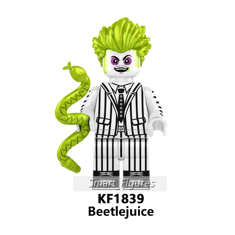 Halloween Minifigures Bily Sally Pennywise Beetlejuice Jack Torrance Jason Voorhees Mini Angka Mainan Anak Hadiah