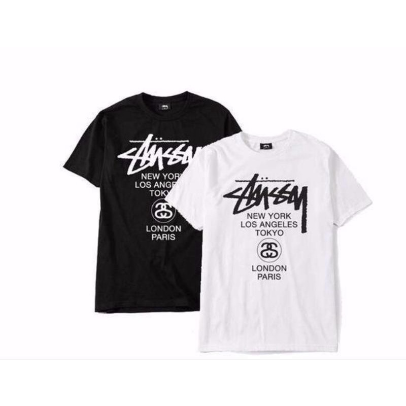 kaos / t-shirt stussy world tour