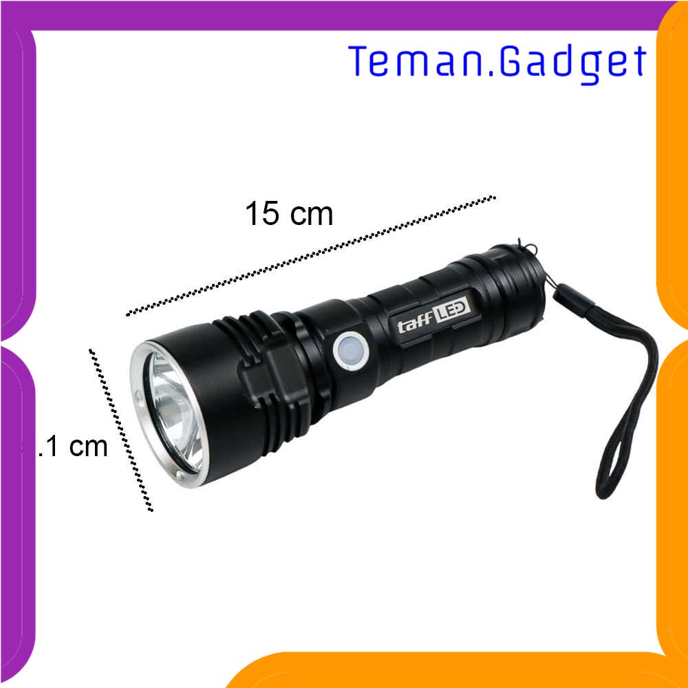 TG-SNT TaffLED Senter LED USB Rechargeable XLM-L2 25W 1000 Lumens - XLML2