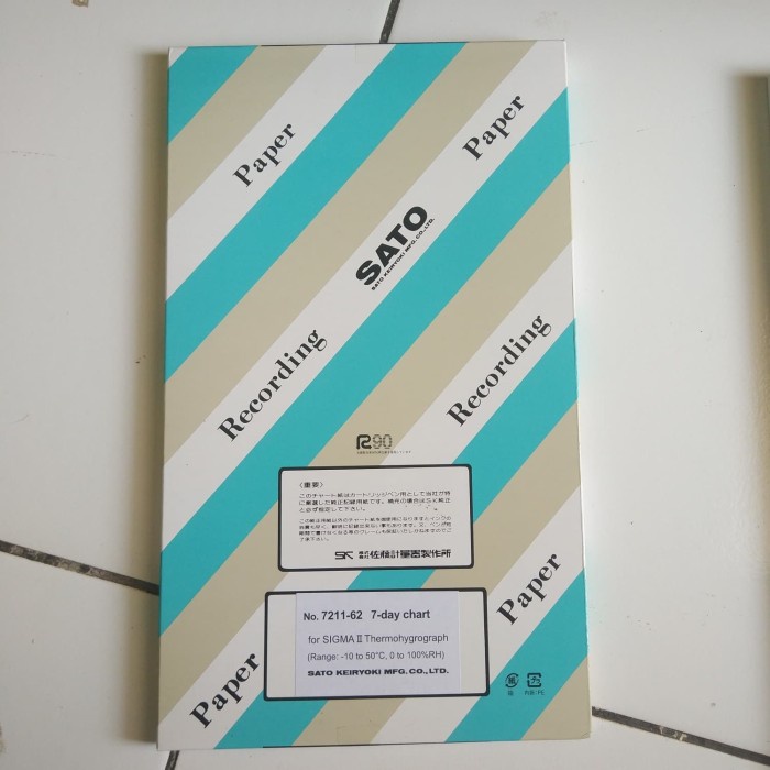 

:<:<:<:<] Chart Paper SATO II Thermohygrograph