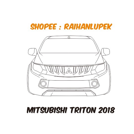 Pola Miniatur Mobil Mitsubishi Triton 2018