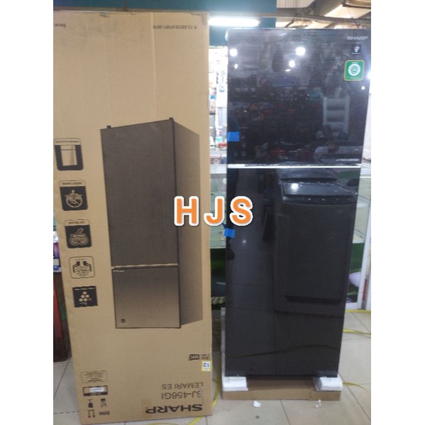 KULKAS SHARP 2 PINTU SJ-456GIMK/ PLASMACLUSTER ION J-TECH INVERTER
