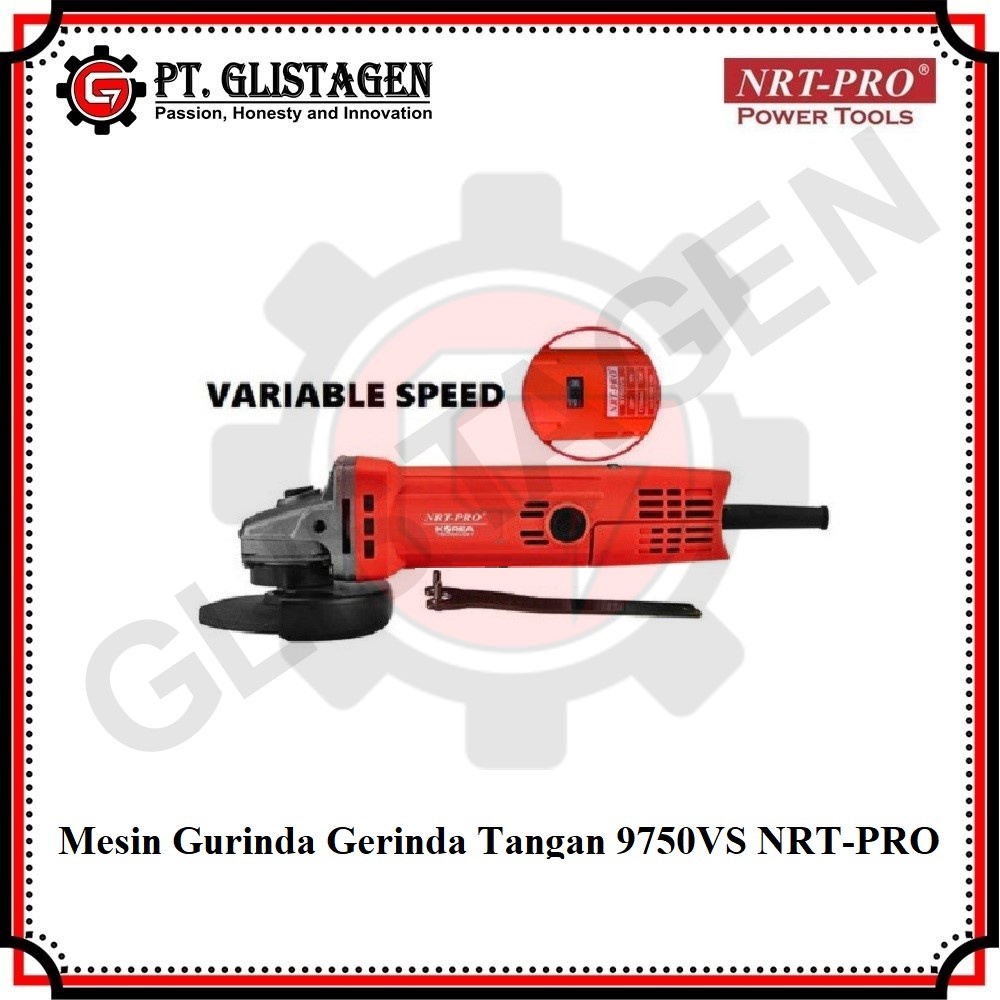 NRT-PRO 9750 VS Mesin Gurinda Gerinda Tangan 4 Inch NRT PRO 9750 VS Variable Speed Disc Grinder