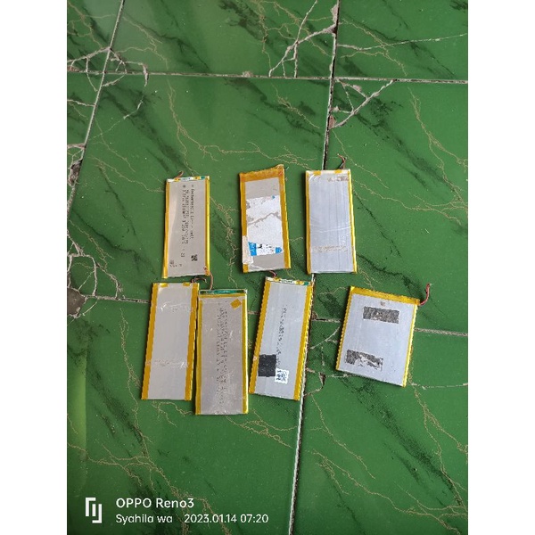 Baterai original bekas copotan/bawaan Tablet...
