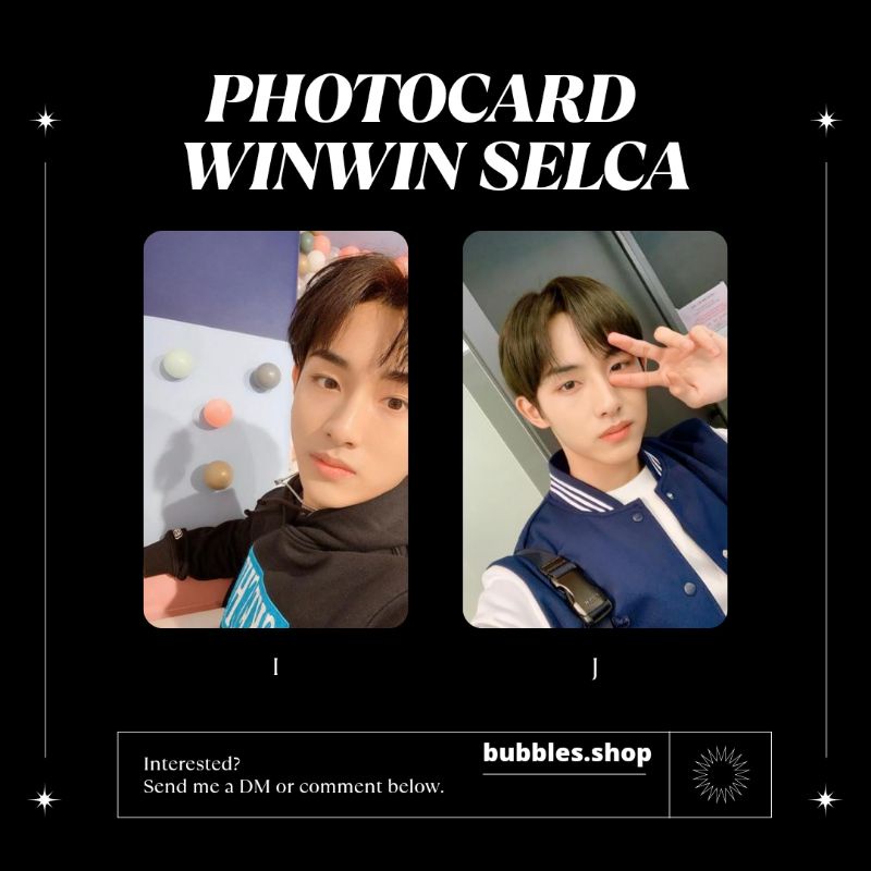 PHOTOCARD UNOFFICIAL WINWIN WAYV SELCA