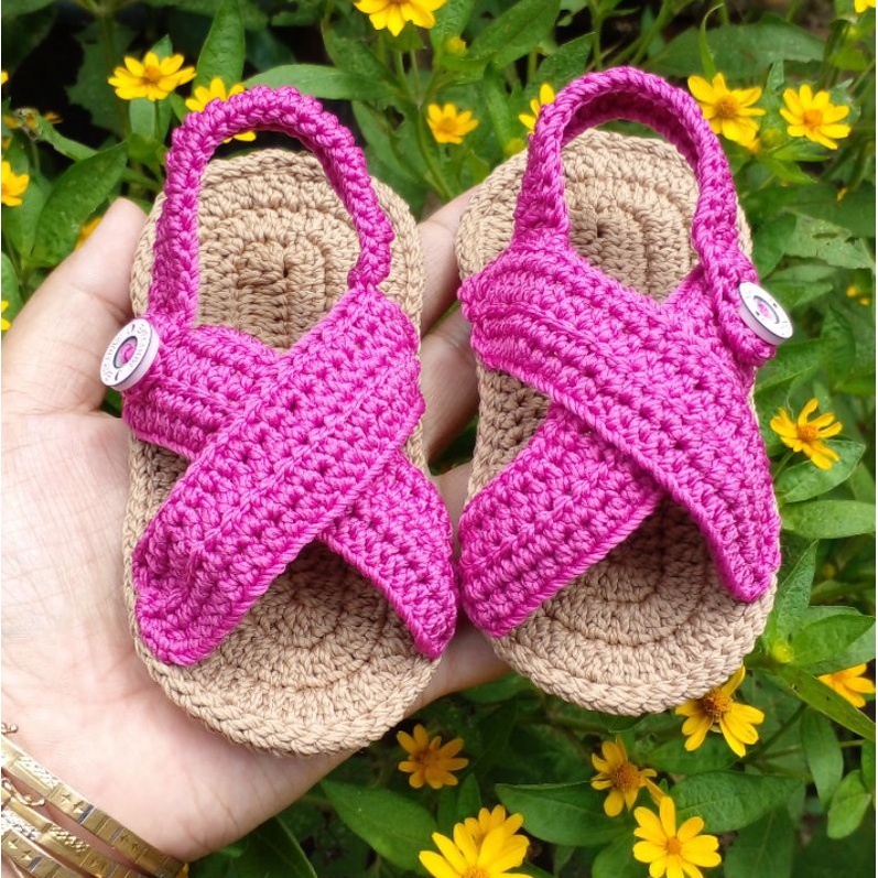 sepatu bayi laki laki 0 bulan sampai 1 tahun rajut kekinian viral