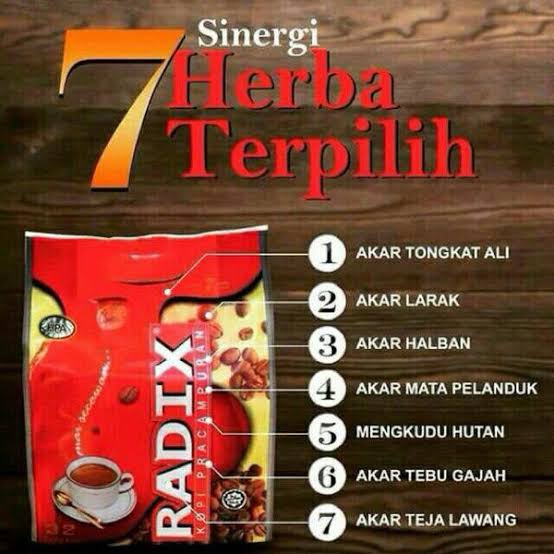 

KOPI RADIX PREMIX COFFEE MAI SECAWAN 32 SACHETS HPA BUATAN MALAYSIA