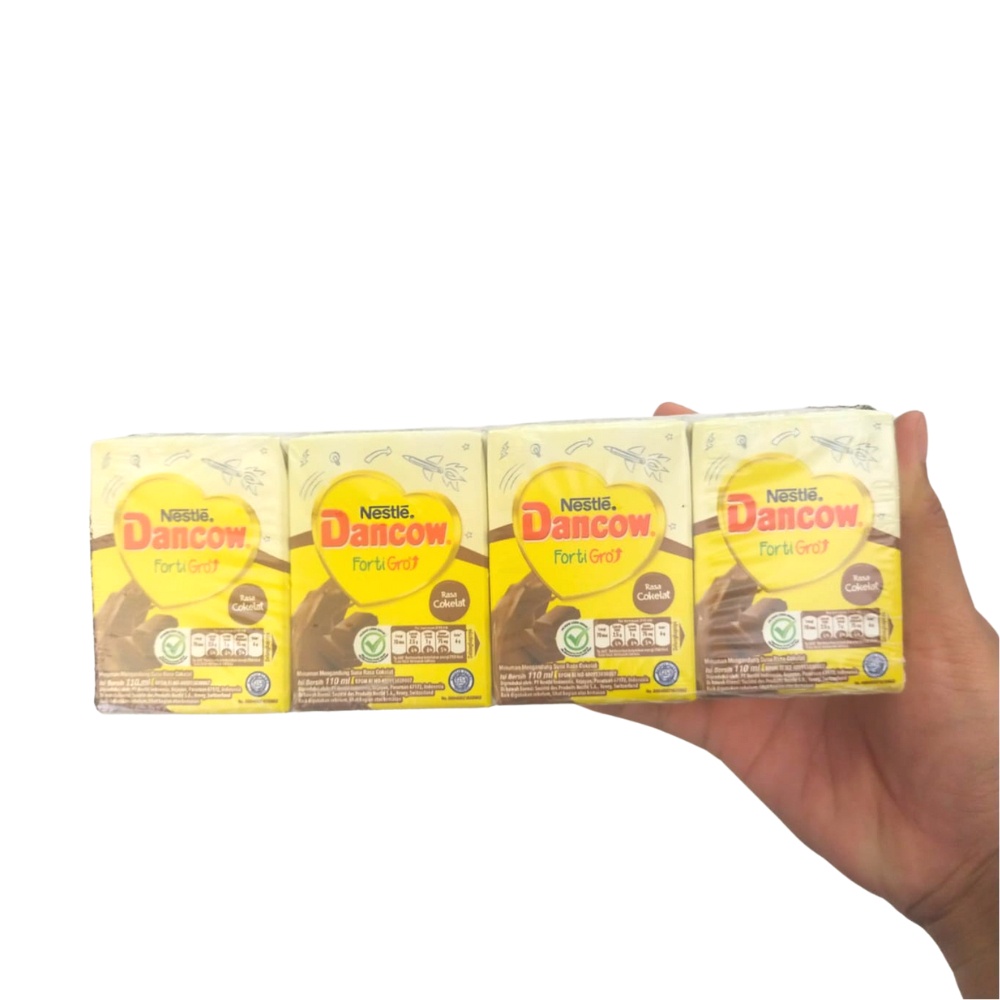 

Susu Nestle Dancow Fortigro isi 4 kotak @110ml Rasa Coklat Milk