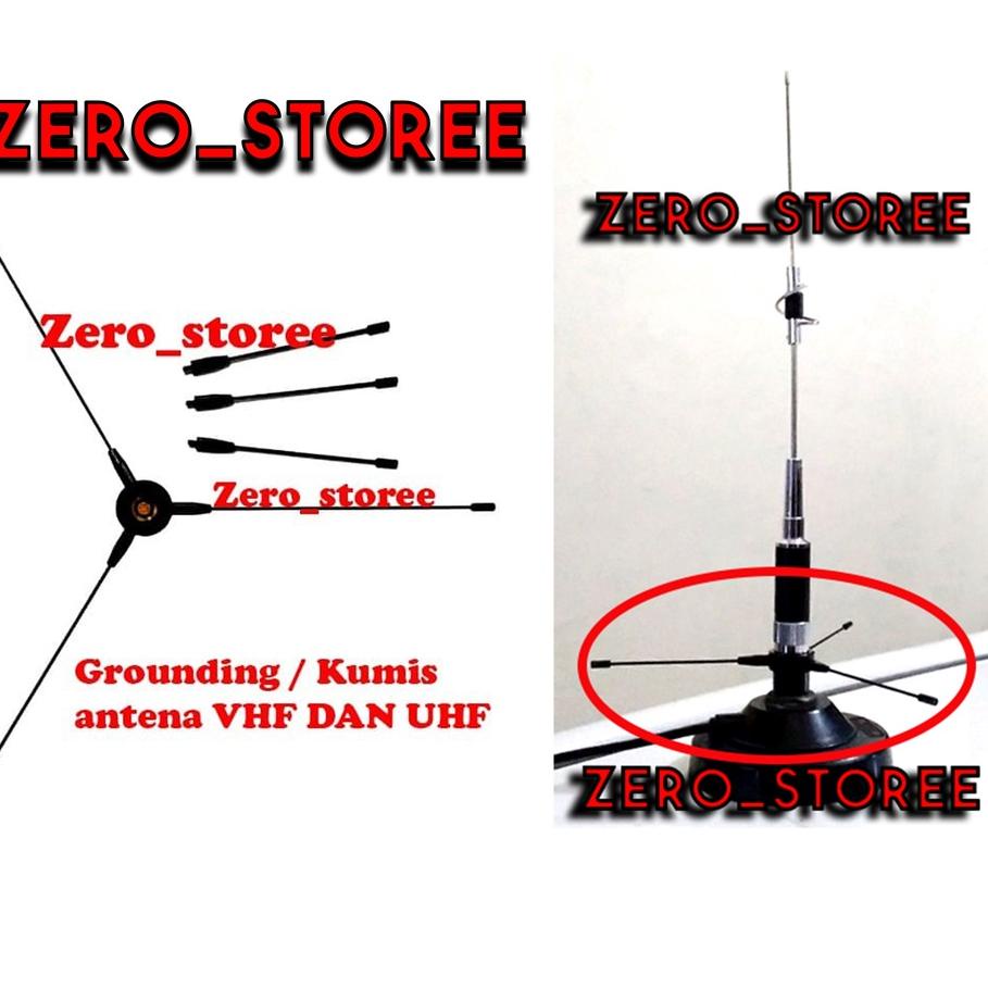 ۩ GROUND PLANE ANTENA HT Penambah jarak radio ht rig kumis antena radio antenna dual band kumis v2r 