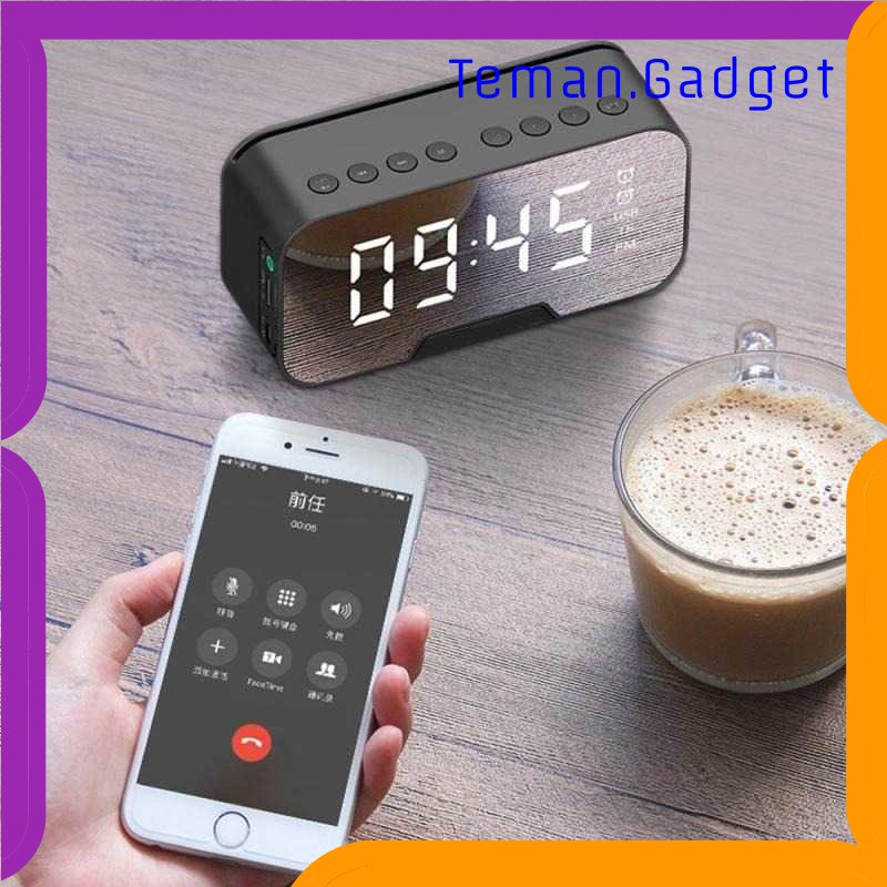 TG-PJM Bannixing Jam Alarm Clock with Bluetooth Active Speaker TF AUX FM - G10