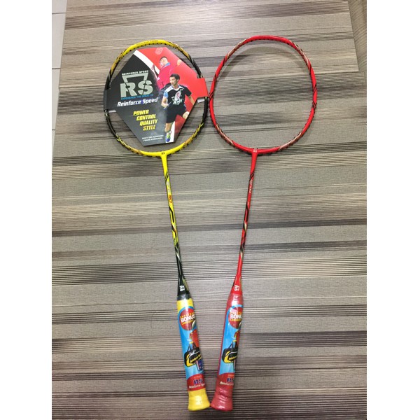 [Free Pasang Senar] Raket Badminton RS SND 80 / 90 + Bonus Tas Kaos Senar