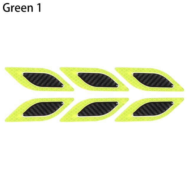 6pcs Stiker Mobil Reflektif label Peringatan Keamanan anti Gores Untuk Aksesoris Mesin Mobil Truk Dekoratif Eksterior