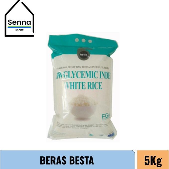 

Beras Putih Besta (Low Glycemic Index) - 5 kg