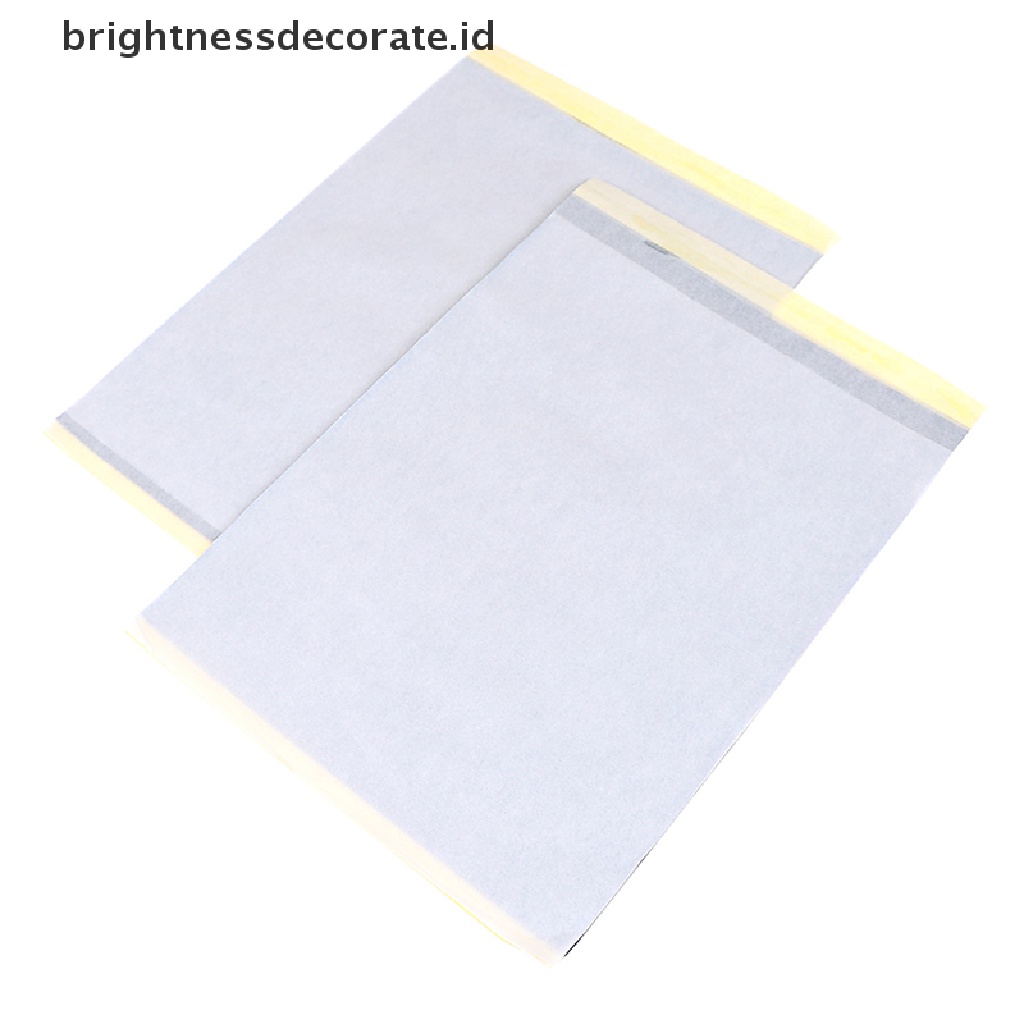 [Birth] 2pcs/set Kertas Transfer Tato A4 Stensil Karbon Thermal Tracing Hectograph [ID]