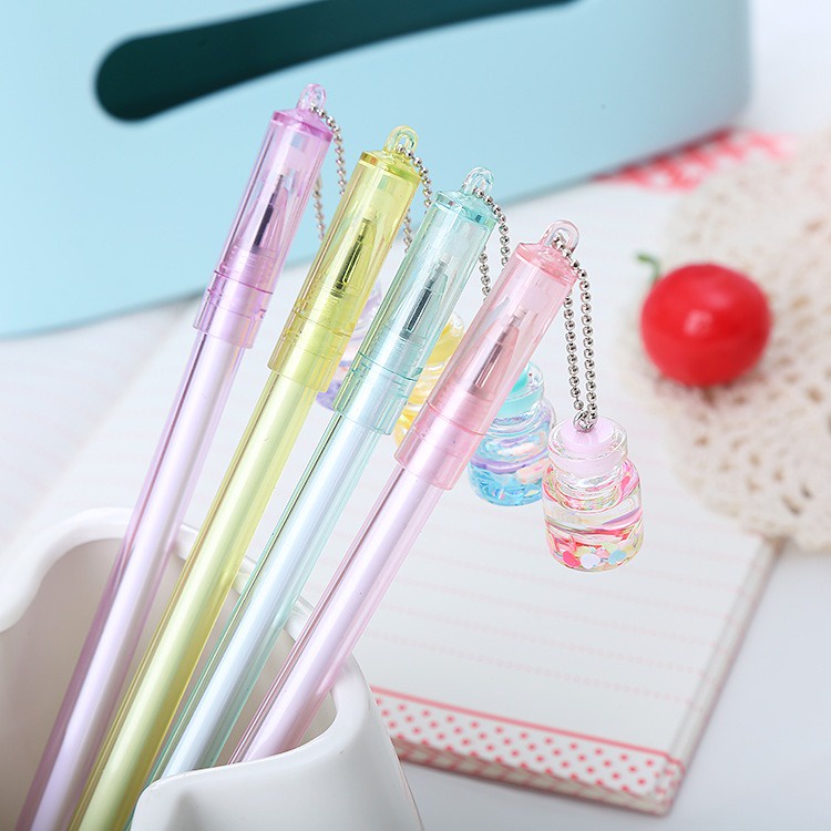 

IDgrosir 4pcs Pena Pen Pulpen Gel Set Tinta Cair Botol IDG-ST0151