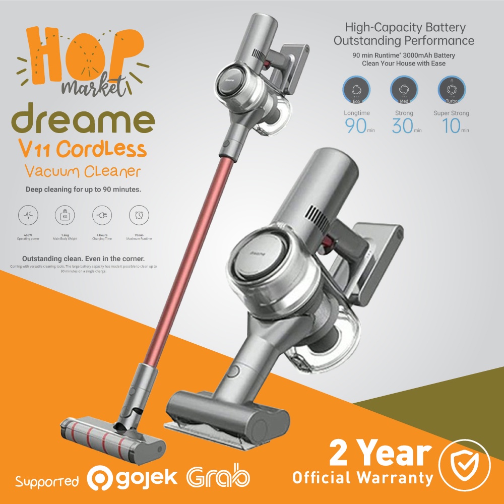 Jual Dreame V11 Cordless Stick Vacuum Cleaner Handheld Penyedot Debu