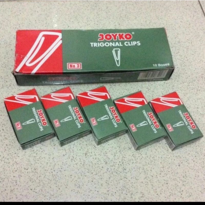 

paper clips.trigonal.joyko.N0.3.isi10.kotak.kecil