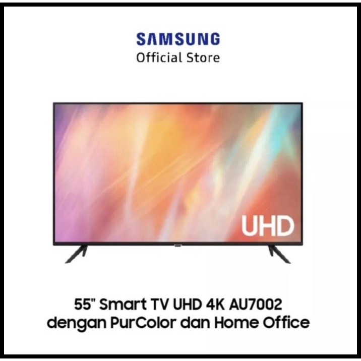 Samsung Smart Tv 55 Inch Crystal Uhd 4K 55Au7002 Ua55Au7002Kxxd